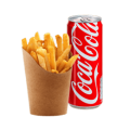 Menu (Frites+Boisson)  + 3,00€ 